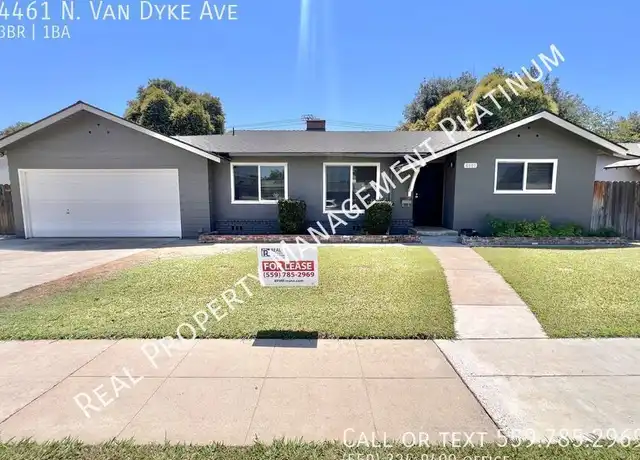 Property at 4461 N Van Dyke Ave, Fresno, CA, 93705, 3 beds, 1 bath, [object Object]