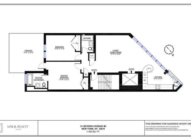 Property at 41 7th Ave S #2, New York, NY, 10014, 2 beds, 2 baths, [object Object]