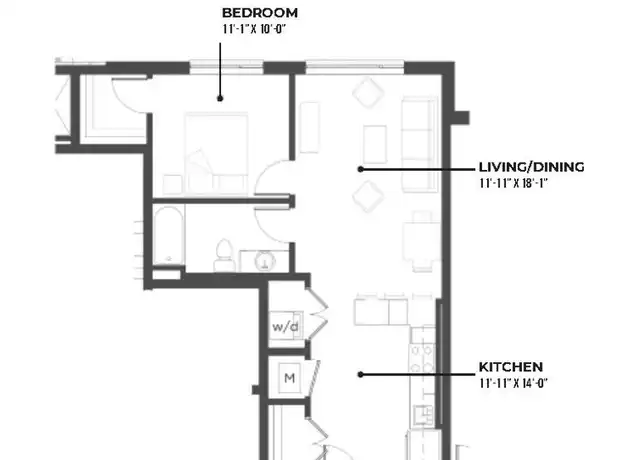 Property at 2323 Howard St Unit HW-403, Omaha, NE, 68102, 1 bed, 1 bath, [object Object]