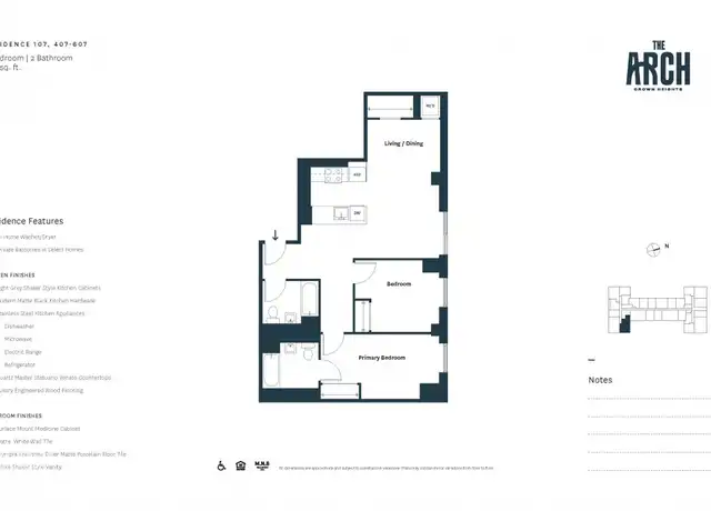 Property at 1101 President St Unit 507, Brooklyn, NY, 11225, 2 beds, 2 baths, [object Object]