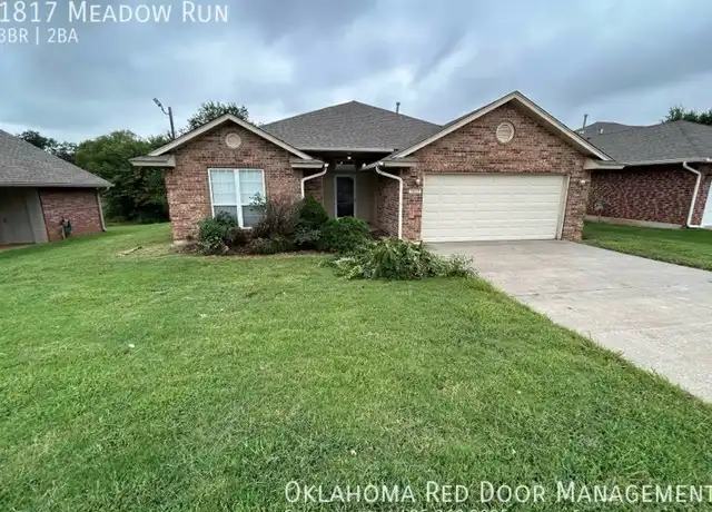 Property at 1817 Meadow Run Dr, Moore, OK, 73160, 3 beds, 2 baths, [object Object]