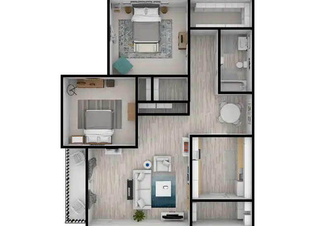 Property at 3719 Stadium Blvd Unit I07, Jonesboro, AR, 72404, 2 beds, 1 bath, [object Object]