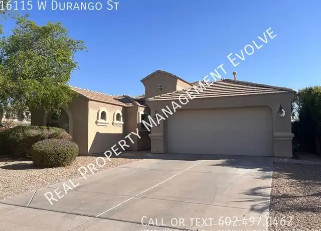 Property at 16115 W Durango St, Goodyear, AZ, 85338, 3 beds, 2 baths, [object Object]