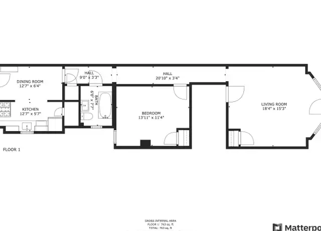 Property at 3133 N Calvert St, Baltimore, MD, 21218, 1 bed, 1 bath, [object Object]