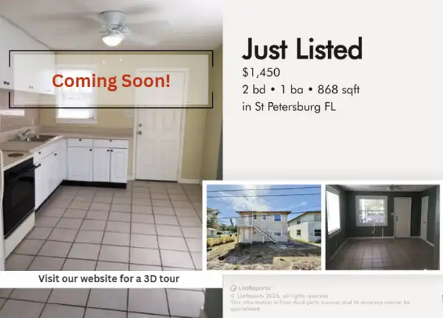 Property at 1138 30th St S Unit A, St. Petersburg, FL, 33712, 2 beds, 1 bath, [object Object]