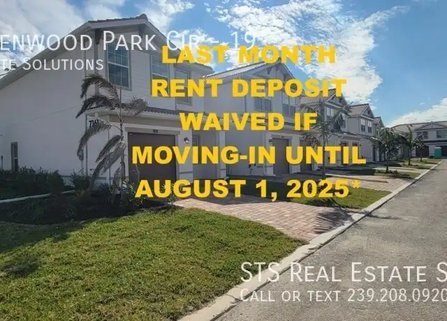 Property at 7153 Greenwood Park Cir Unit 19, Fort Myers, FL, 33967, 3 beds, 2.5 baths, [object Object]