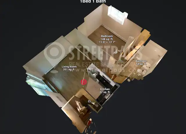 Property at 187 Kent St, Brookline, MA, 02446, 1 bed, 1 bath, [object Object]