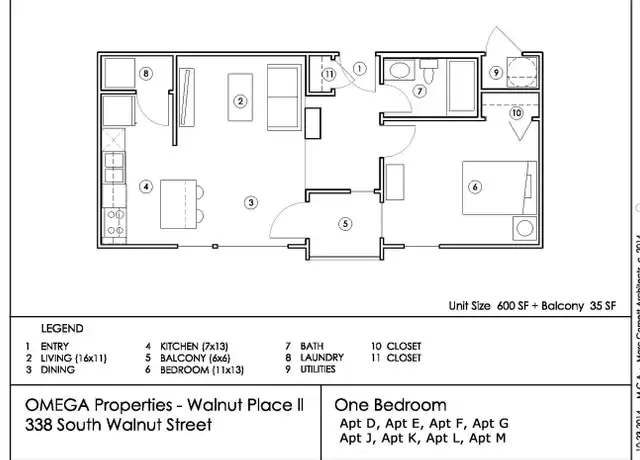 Property at 338 S Walnut St, Bloomington, IN, 47401, 1 bed, 1 bath, [object Object]