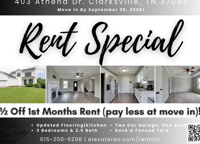 Property at 403 Athena Dr, Clarksville, TN, 37042, 3 beds, 2.5 baths, [object Object]