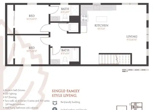 Property at 120 East Avenue A Unit CWEST 114EA, Bismarck, ND, 58501, 2 beds, 2 baths, [object Object]