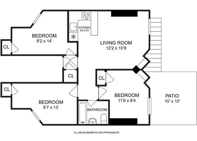 Property at 949 Columbus Ave Unit 1, New York, NY, 10025, 3 beds, 1 bath, [object Object]