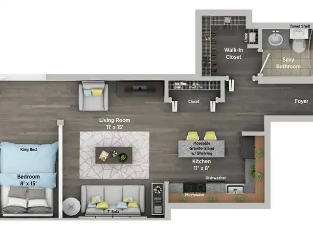 Property at 860 N Dewitt Pl Unit 2004, Chicago, IL, 60611, 0 beds, 1 bath, [object Object]