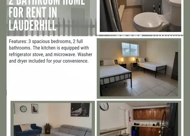 Property at 2759 NW 58th Ter Unit 2759, Lauderhill, FL, 33313, 3 beds, 2 baths, [object Object]