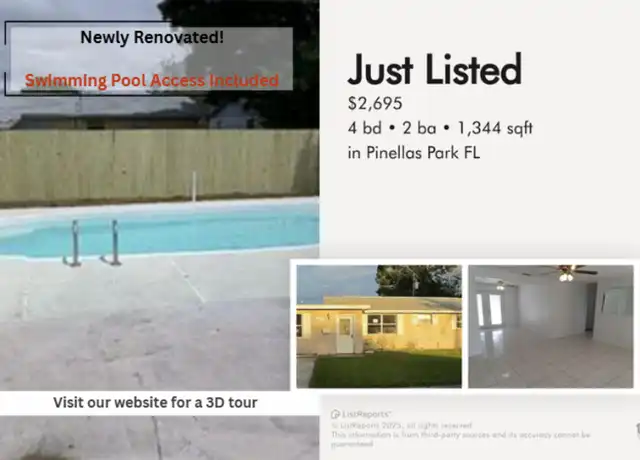 Property at 8825 56th St N, Pinellas Park, FL, 33782, 4 beds, 2 baths, [object Object]