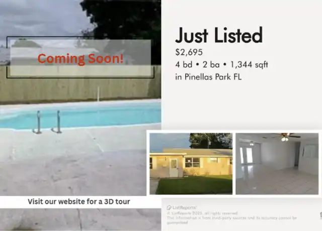Property at 8825 56th St N, Pinellas Park, FL, 33782, 4 beds, 2 baths, [object Object]
