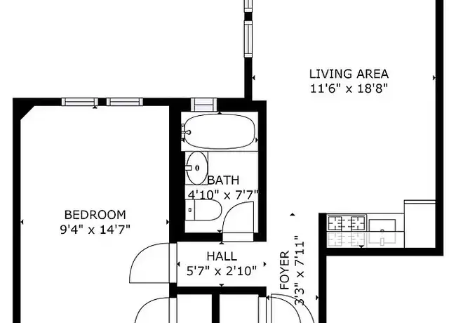 Property at 43-42 45th St Unit 3K, Sunnyside, NY, 11104, 1 bed, 1 bath, [object Object]