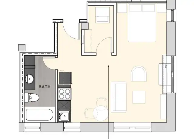 Property at 541 S 24th St Unit S-201, Omaha, NE, 68102, 0 beds, 1 bath, [object Object]