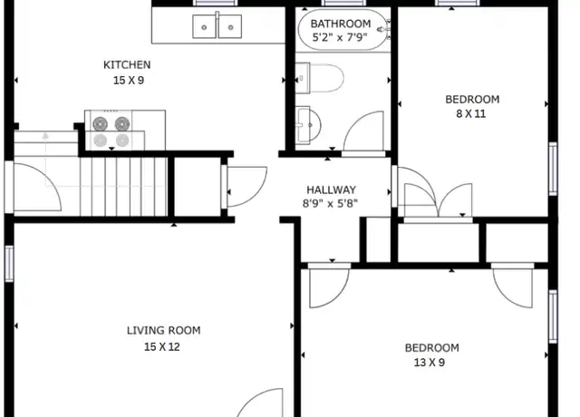 Property at 170 W Maxlow Ave, Hazel Park, MI, 48030, 2 beds, 1 bath, [object Object]
