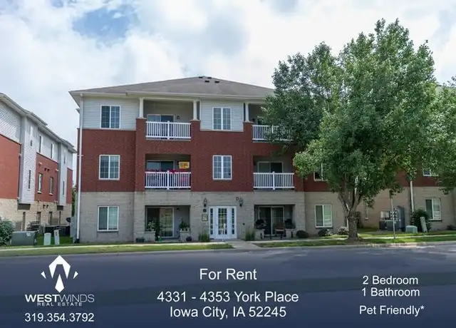 Property at 4351 York Pl, Iowa City, IA, 52245, 2 beds, 1 bath, [object Object]