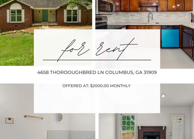Property at 4658 Thoroughbred Ln, Columbus, GA, 31909, 3 beds, 2 baths, [object Object]