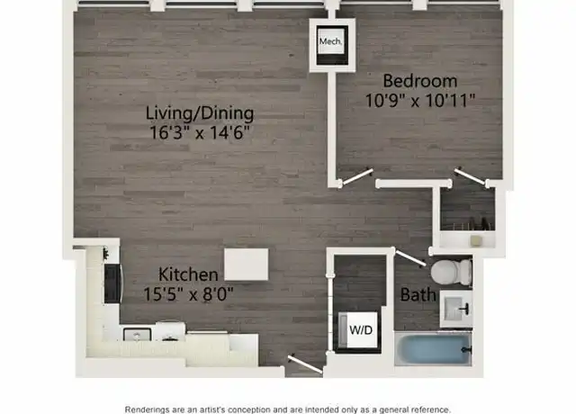 Property at 1922 W Ogden Ave Unit 1507, Chicago, IL, 60612, 1 bed, 1 bath, [object Object]