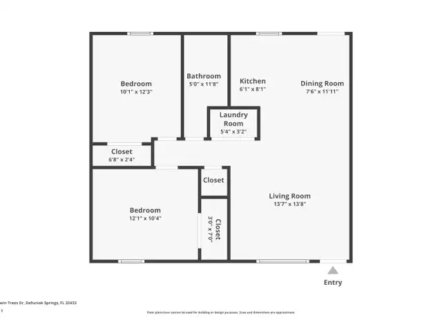 Property at 128 Twin Trees Dr, Defuniak Springs, FL, 32433, 2 beds, 1 bath, [object Object]