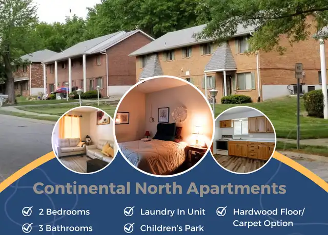 Property at Continental North Apartments - 7670 N Euclid Ave, Gladstone, MO, 64118, 2 beds, 1 bath, [object Object]