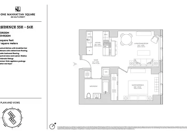 Property at 252 South St Unit 48E, New York, NY, 10002, 1 bed, 1 bath, [object Object]