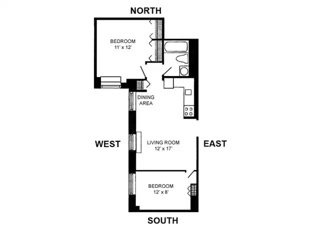Property at 150 W 51st St #1609, New York, NY, 10019, 2 beds, 1 bath, [object Object]