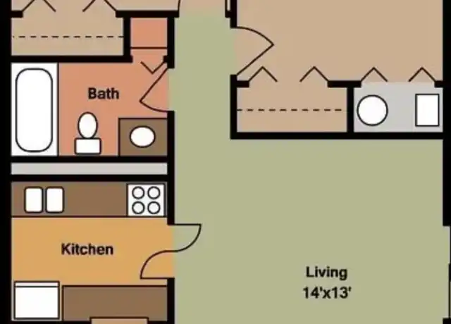 Property at 370 S 5th St Unit 202A, Columbus, OH, 43215, 2 beds, 1 bath, [object Object]