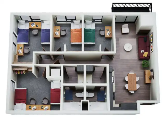 Property at 1307 4th St SE Unit 404, Minneapolis, MN, 55414, 4 beds, 2 baths, [object Object]
