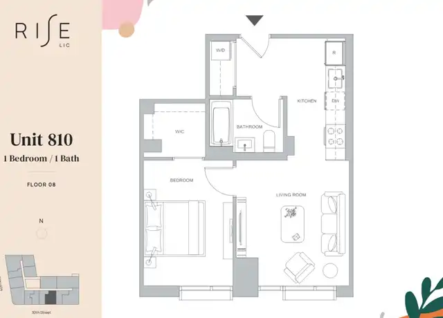Property at 2917 40th Ave #810, Queens, NY, 11101, 1 bed, 1 bath, [object Object]
