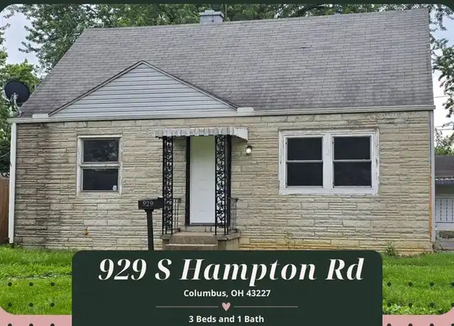 Property at 929 S Hampton Rd, Columbus, OH, 43227, 3 beds, 1 bath, [object Object]
