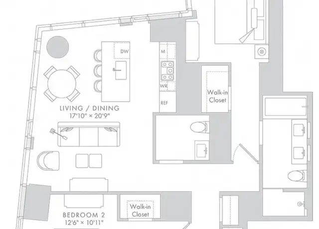 Property at 10 Riverside Dr Unit 504, New York, NY, 10019, 2 beds, 2.5 baths, [object Object]