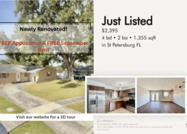 Property at 6943 Buhrley Ter N, Saint Petersburg, FL, 33709, 4 beds, 2 baths, [object Object]