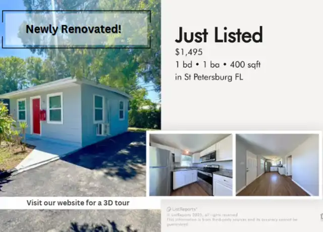 Property at 4091 58th Ave N Unit A, St. Petersburg, FL, 33714, 1 bed, 1 bath, [object Object]