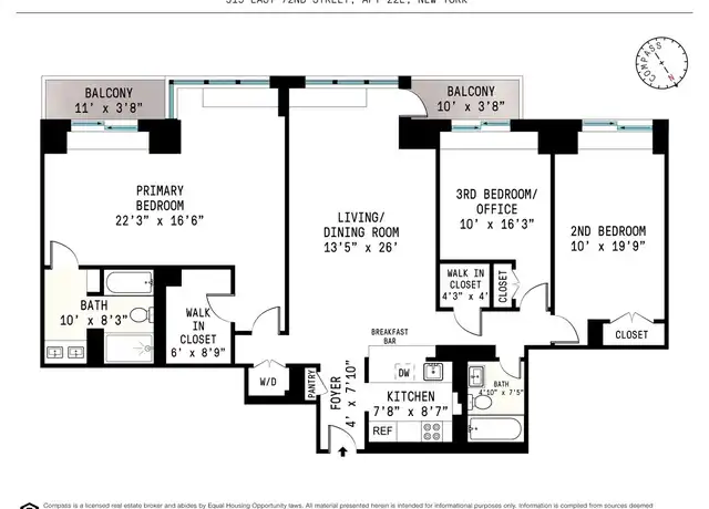 Property at 515 E 72nd St Unit 22E, New York, NY, 10021, 3 beds, 2 baths, [object Object]