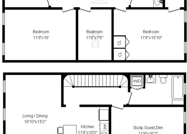Property at 75 Willoughby Ave Unit 2, Brooklyn, NY, 11205, 4 beds, 2 baths, [object Object]