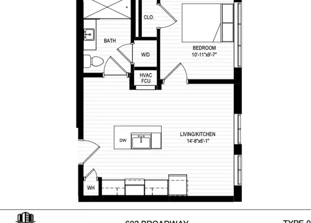 Property at 600 Broadway Unit 602, Chelsea, MA, 02150, 1 bed, 1 bath, [object Object]