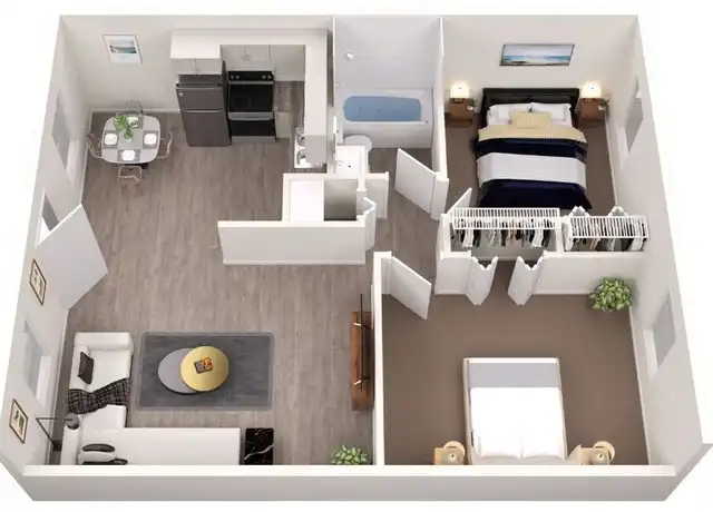 Property at 3580 49th Ave N Unit 3580-3, St. Petersburg, FL, 33714, 2 beds, 1 bath, [object Object]