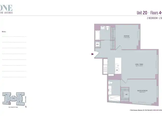 Property at 1 3rd St Unit 420, Mineola, NY, 11501, 2 beds, 2 baths, [object Object]