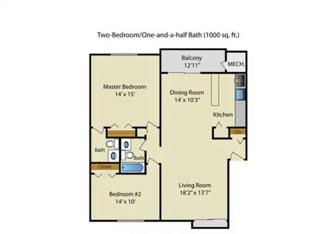 Property at 3 S Frederick Ave Unit 503B-1, Gaithersburg, MD, 20877, 2 beds, 1.5 baths, [object Object]