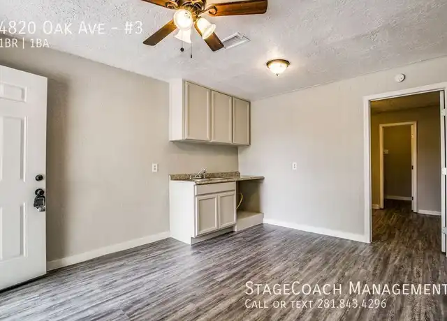 Property at 4820 Oak Ave Unit 3, Pasadena, TX, 77503, 1 bed, 1 bath, [object Object]