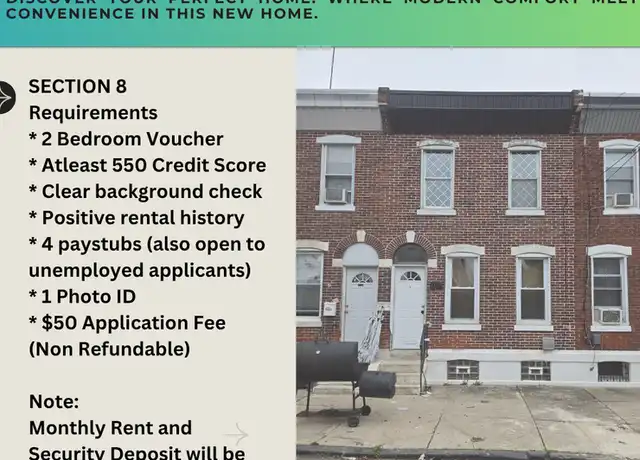 Property at 1712 W Juniata St, Philadelphia, PA, 19140, 2 beds, 1 bath, [object Object]
