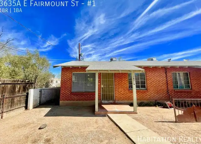 Property at 3635 E Fairmount St Unit 1, Tucson, AZ, 85716, 1 bed, 1 bath, [object Object]