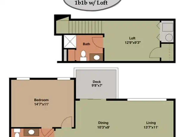 Property at 5303 Wilcox Rd Unit 3SF5875, Dublin, OH, 43016, 1 bed, 2 baths, [object Object]