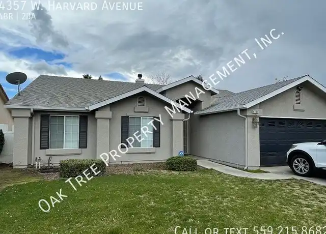 Property at 4357 W Harvard Ave, Fresno, CA, 93722, 4 beds, 2 baths, [object Object]