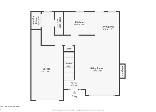 Property at 4518 Swan Trce, Atlanta, GA, 30349, 3 beds, 2.5 baths, [object Object]