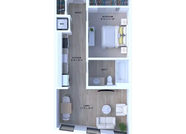 Property at 100 N Summit St Unit 226, Toledo, OH, 43604, 1 bed, 1 bath, [object Object]