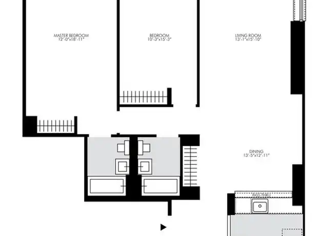 Property at 200 W 26th St Unit 911, New York, NY, 10001, 2 beds, 2 baths, [object Object]